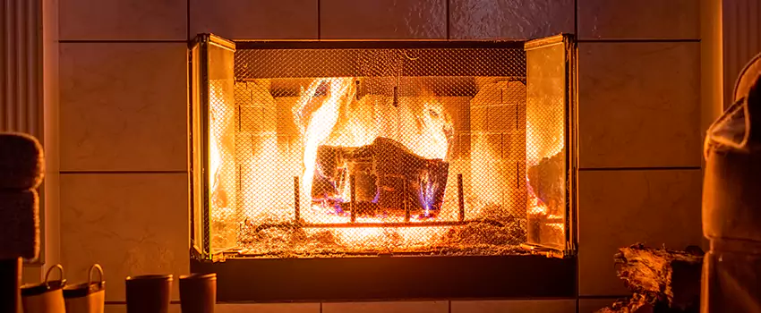 Mendota Hearth Landscape Fireplace Installation in Newark, California